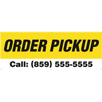 Exterior Banner (8'x3') - Order Pickup